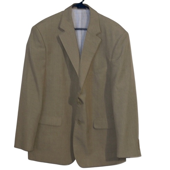 🌹STAFFORD TAN  BLAZER - Picture 1 of 10